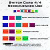 Hardness Level Switch Card  4-4