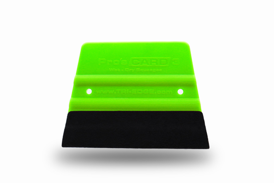 Pro's Card 3 Fluorescent Green Double Suede Buffer
