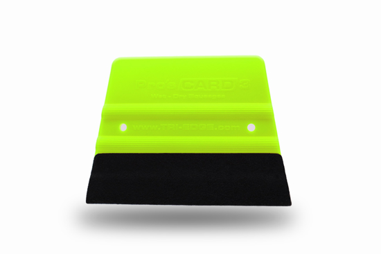 Pro's Card 3 Fluorescent Yellow Double Suede Buffer