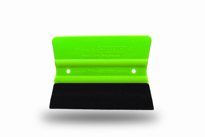 Pro's Card 4 Fluorescent Green Double Suede Buffer