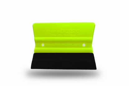 Pro's Card 4 Fluorescent Yellow Double Suede Buffer