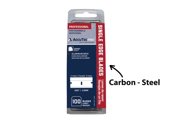 AccuTec PRO Single Edge Blades Part #APBL-7062-0000