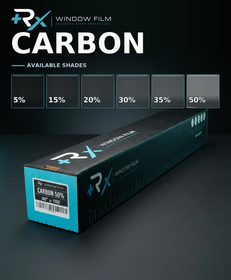 RX Window Films Carbon